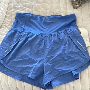 NWT All in Motion Large Run Shorts Periwinkle Blue